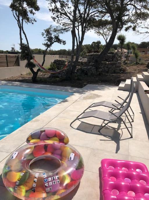 Villa Neuve Avec Piscine Bonifacio  Exteriör bild