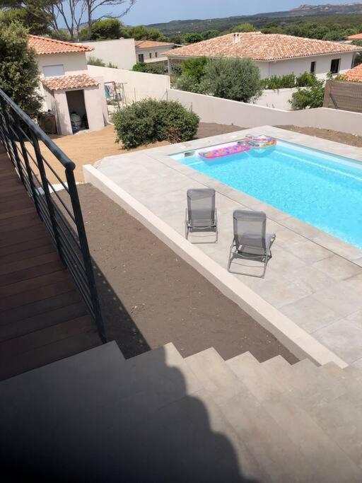 Villa Neuve Avec Piscine Bonifacio  Exteriör bild